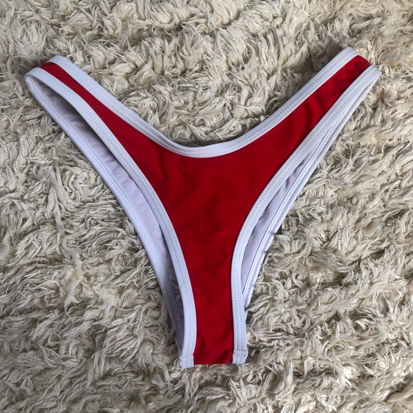 Other - Red Cheeky Bikini Bottoms